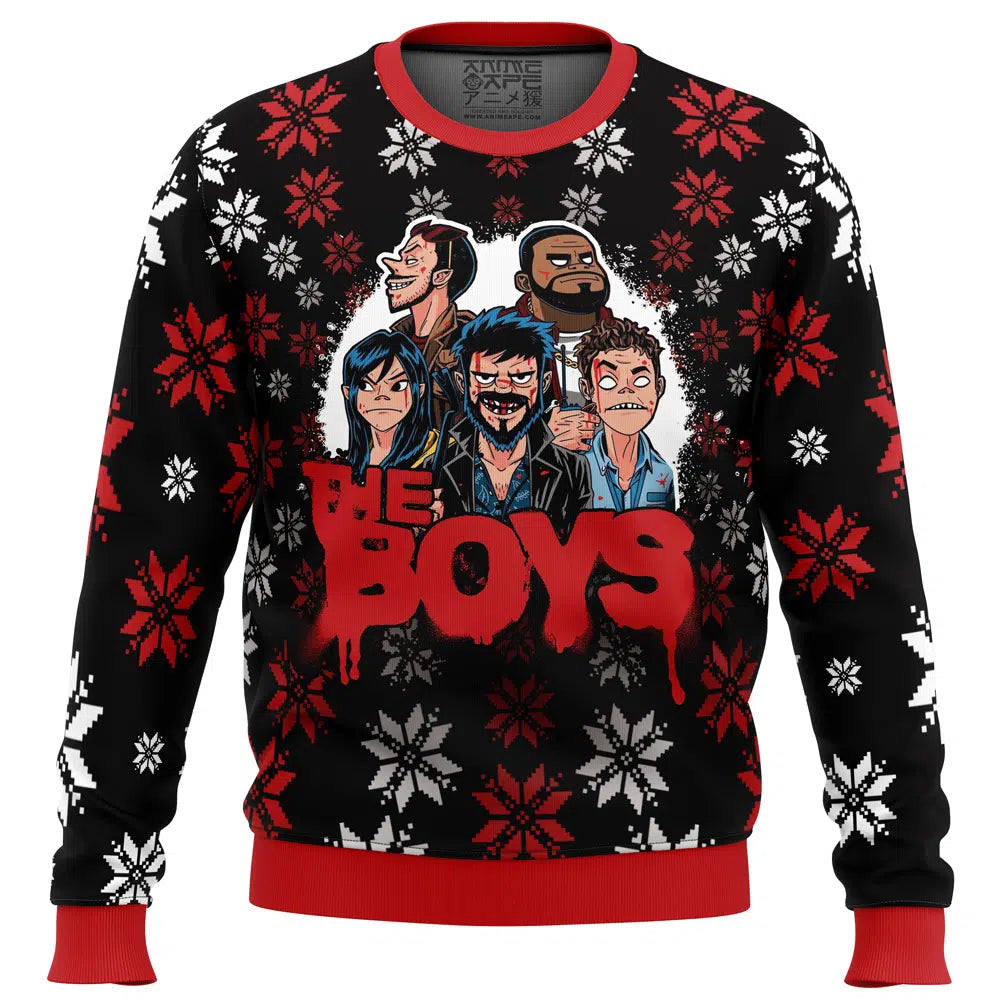 The Gorillaz Boys The Boys Ugly Christmas Sweater