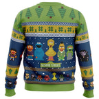 The Main Characters on Sesame Street Ugly Christmas Sweater