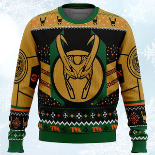 The Christmas Variant Loki Ugly Christmas Sweater For Men & Women Christmas Gift Sweater PT129