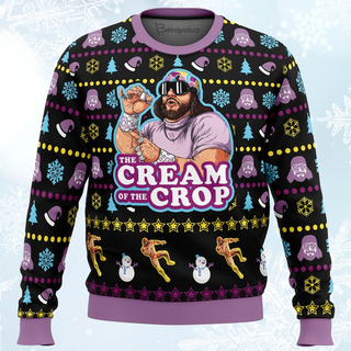 The Cream of the Crop Ugly Christmas Sweater For Men & Women Christmas Gift Sweater BH003