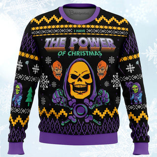 The Evil Power of Christmas He-Man Ugly Christmas Sweater For Men & Women Christmas Gift Sweater PT233