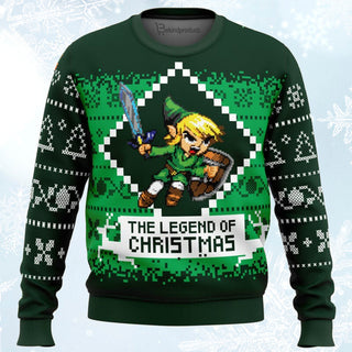 The Legend of Christmas Zelda Ugly Christmas Sweater For Men & Women Christmas Gift Sweater BH365