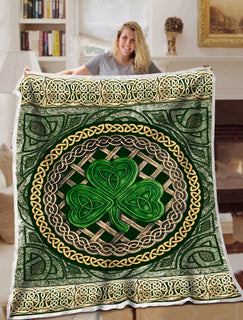 Irish Blanket The Luck Of The Irish Will Come To You Upon Entrance Blanket Sofa Bed Throws Lightweight Cozy Bed Blanket - Irish Gift