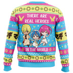 There Are Real Heroes Magi The Labyrinth of Magic Ugly Christmas Sweater