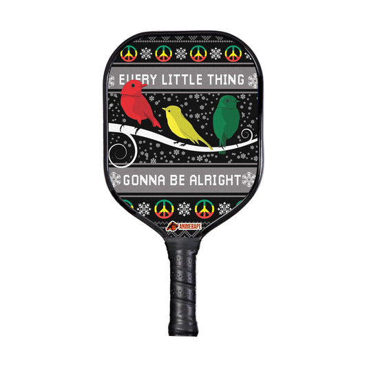 Custom Three Little Birds Bob Marley Pickleball Paddle