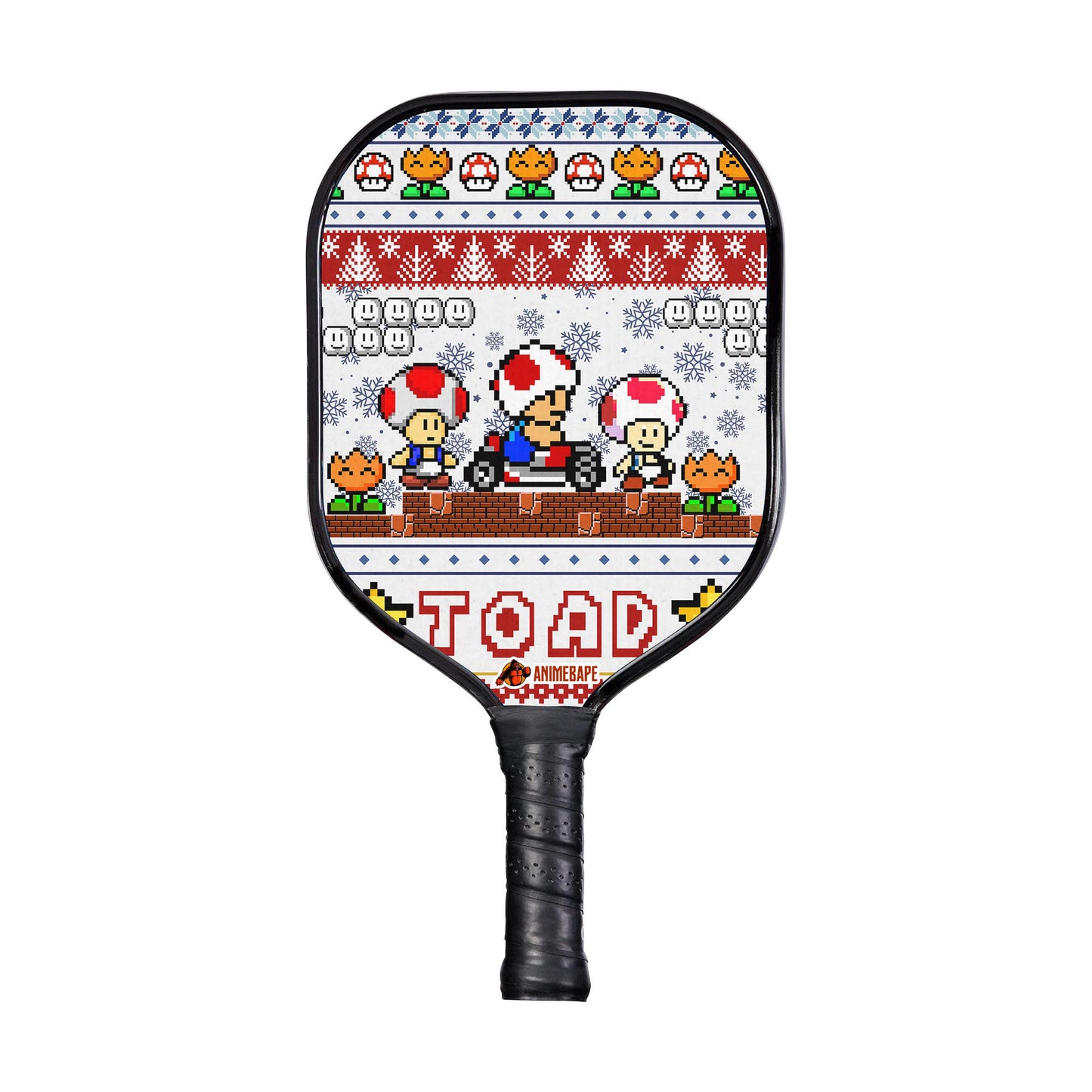 Custom Toad Super Mario Bros Pickleball Paddle