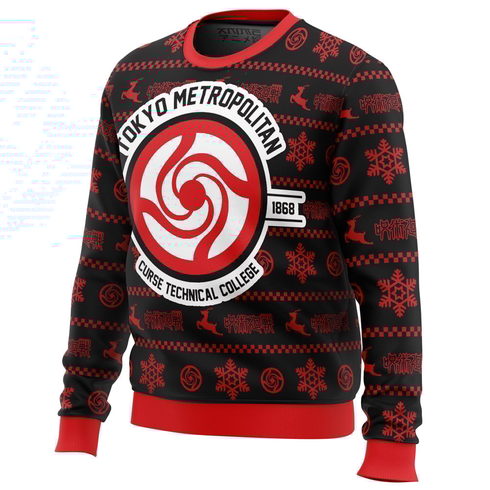 Tokyo Metropolitan Jujutsu Kaisen Ugly Christmas Sweater