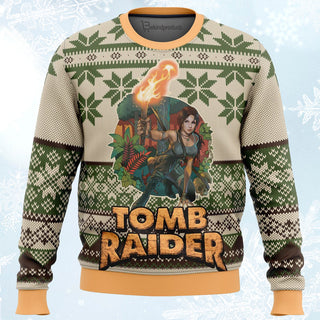 Tomb Raider  Ugly Christmas Sweater For Men & Women Christmas Gift Sweater PT741