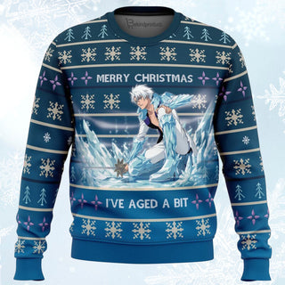 Toshiro Hitsugaya Bleach Thousand-Year Blood War Ugly Christmas Sweater For Men & Women Christmas Gift Sweater BH443