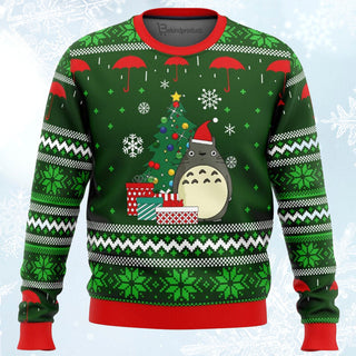 Toto Gifts My Neighbor Totoro Ugly Christmas Sweater For Men & Women Christmas Gift Sweater BH044