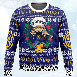 Trafalgar Law Christmas Ugly Christmas Sweater For Men & Women Christmas Gift Sweater PT625