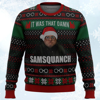 Trailer Park Boys Samsquanch Ugly Christmas Sweater For Men & Women Christmas Gift Sweater BH243