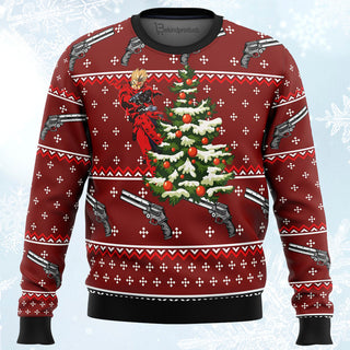 Trigun Vash Ugly Christmas Sweater For Men & Women Christmas Gift Sweater PT355