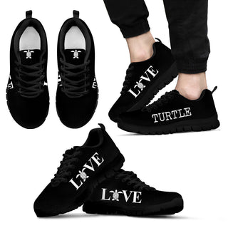 Turtle Love Black Sneaker Fashion Comfortable Shoes Running Walking Lightweight Casual Shoes