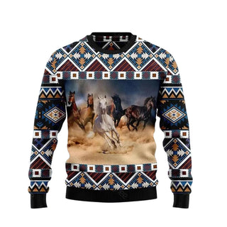 Beautiful Horses Ugly Christmas Sweater For Men & Women Christmas Gift Sweater US3464