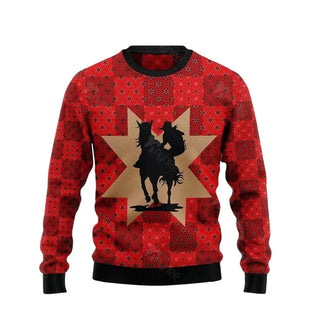 Amazing Cowgirl Ugly Christmas Sweater For Men & Women Christmas Gift Sweater US3684