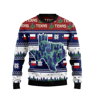 Awesome Texas Bluebonnet Ugly Christmas Sweater For Men & Women Christmas Gift Sweater US3694