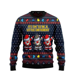 Autism Awareness Funny Santa Clauses Ugly Christmas Sweater For Men & Women Christmas Gift Sweater US3714