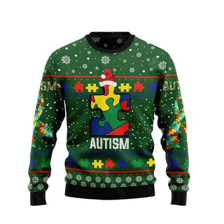 Autism Ugly Christmas Sweater For Men & Women Christmas Gift Sweater US3719