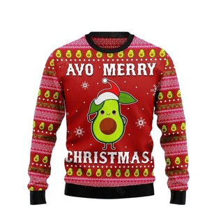 Avo Merry Christmas Ugly Christmas Sweater For Men & Women Christmas Gift Sweater US3720