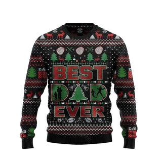 Best Dad Ever Ugly Christmas Sweater For Me & Women Christmas Gift Thanksgiving Sweater US4081