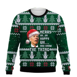 You Know The Thing Ugly Christmas Sweater For Men & Women Christmas Gift Sweater US4451