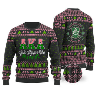 Aka 1908 Alphaa Kappa Ugly Christmas Sweater For Men & Women Christmas Gift Sweater US4576