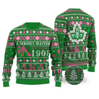 Aka 1908 Alphaa Kappa Ugly Christmas Sweater For Men & Women Christmas Gift Sweater US4578