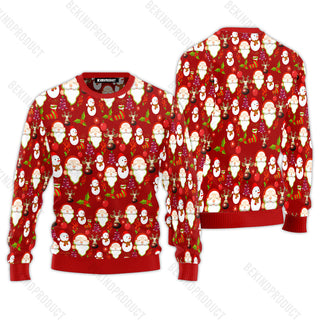 Believe In Magic Of Christmas Ugly Christmas Sweater For Men & Women Christmas Gift Sweater USN1102