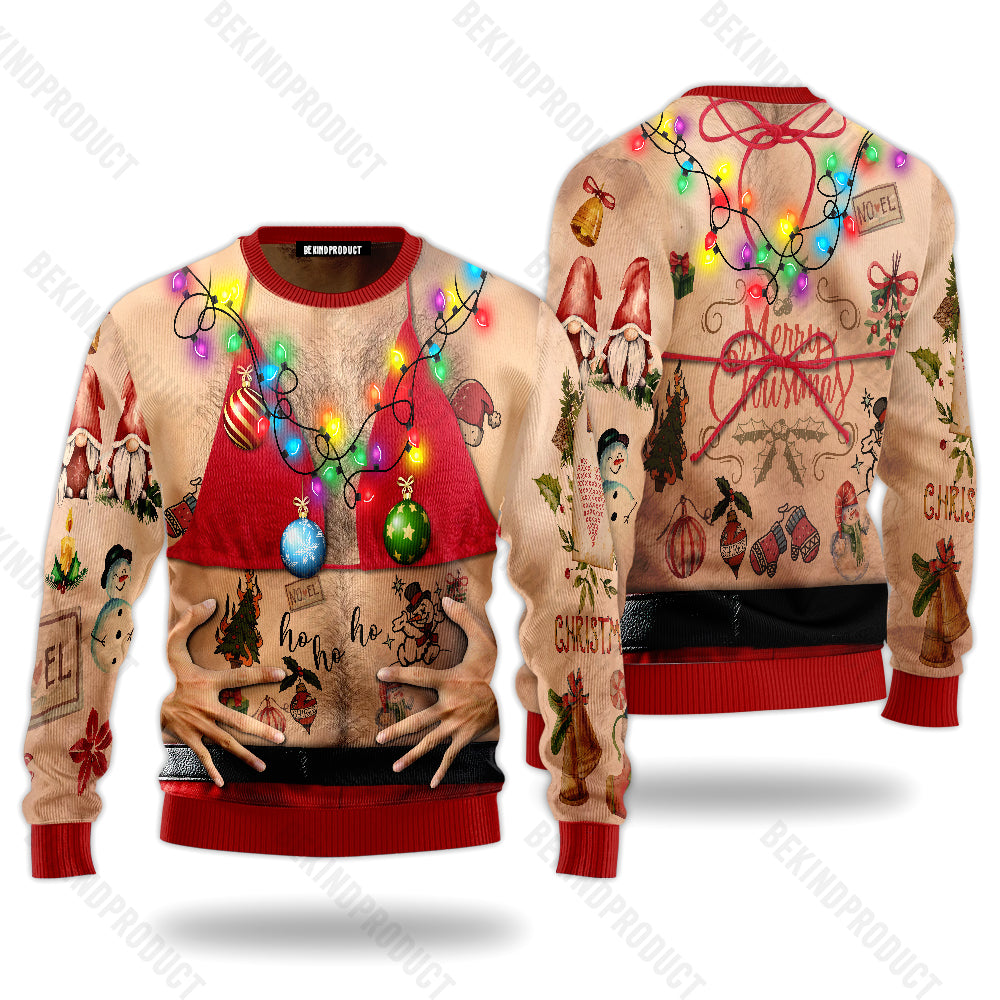 Beer belly store ugly sweater