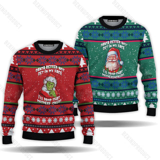 Step Brothers Funny Couple Ugly Christmas Sweater Christmas Gift Anniversary Sweater USNC1010