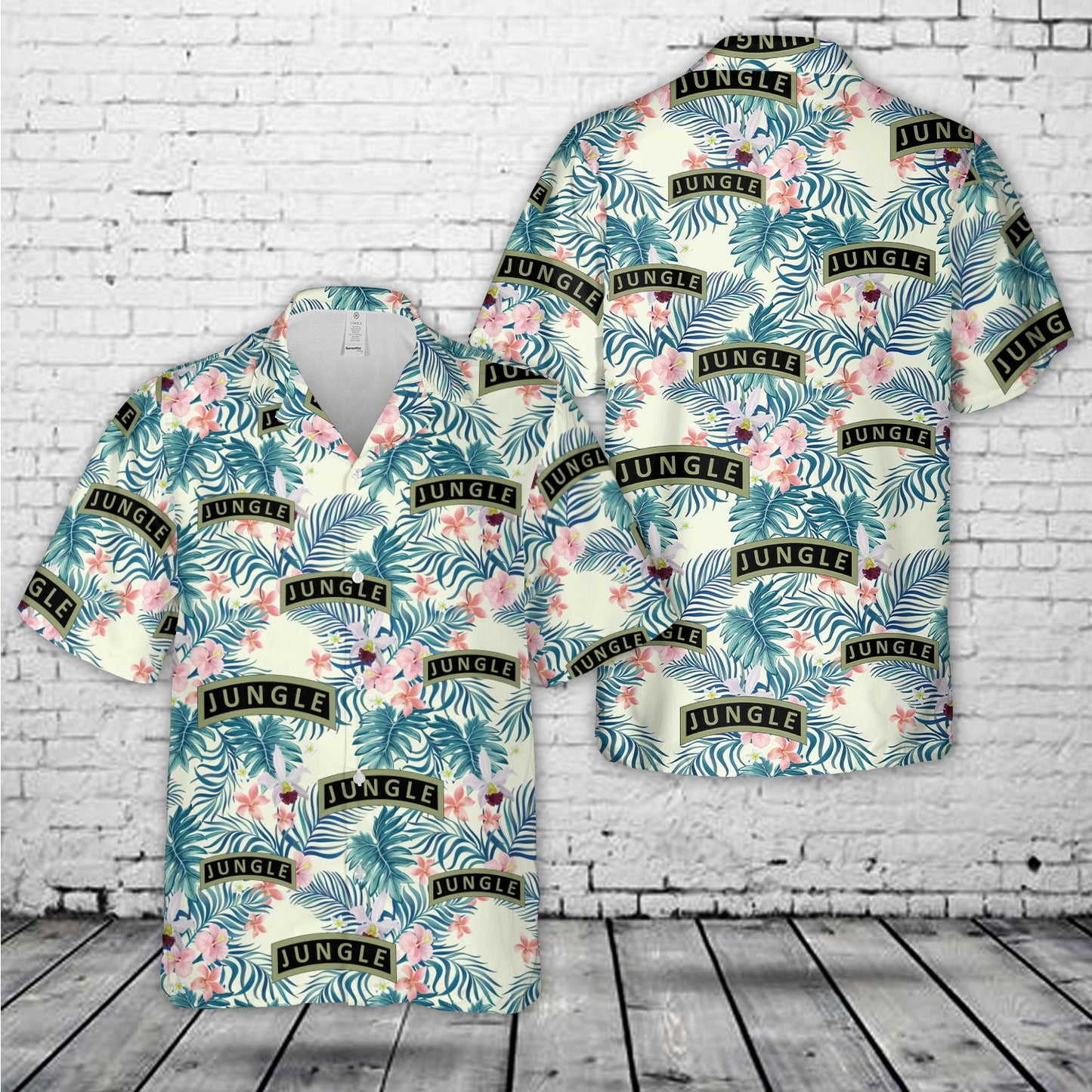 US Army Pacific (USARPAC) Jungle Tab Hawaiian Shirt