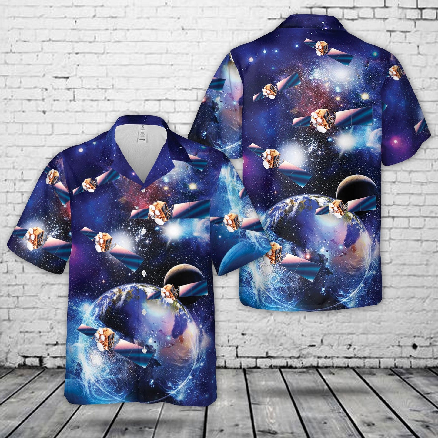 US Space Force Defense Satellite Communications System (DSCS) Hawaiian Shirt