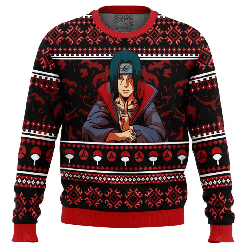 Uchiha Itachi V2 Shippuden Ugly Christmas Sweater