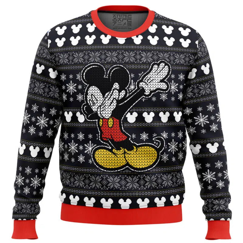 Mickey Dabbing Ugly Christmas Sweater