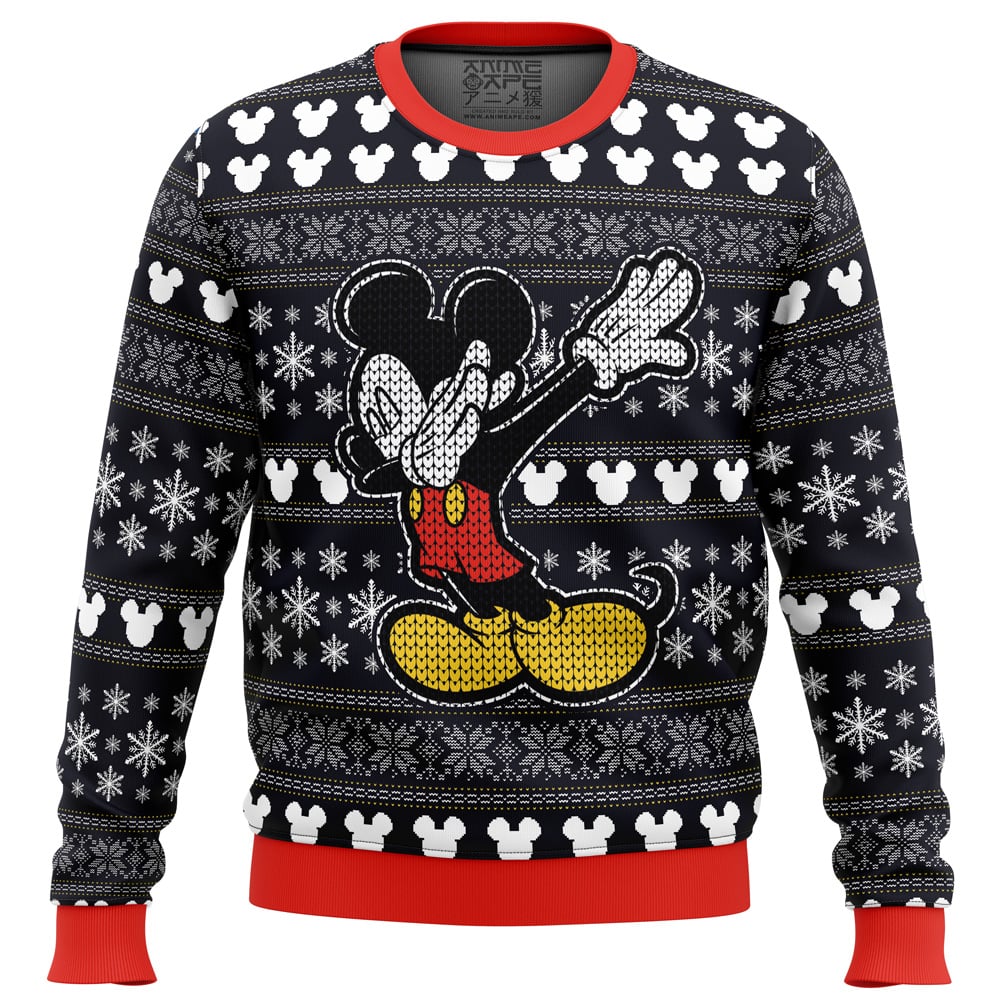 Mickey Dabbing Ugly Christmas Sweater