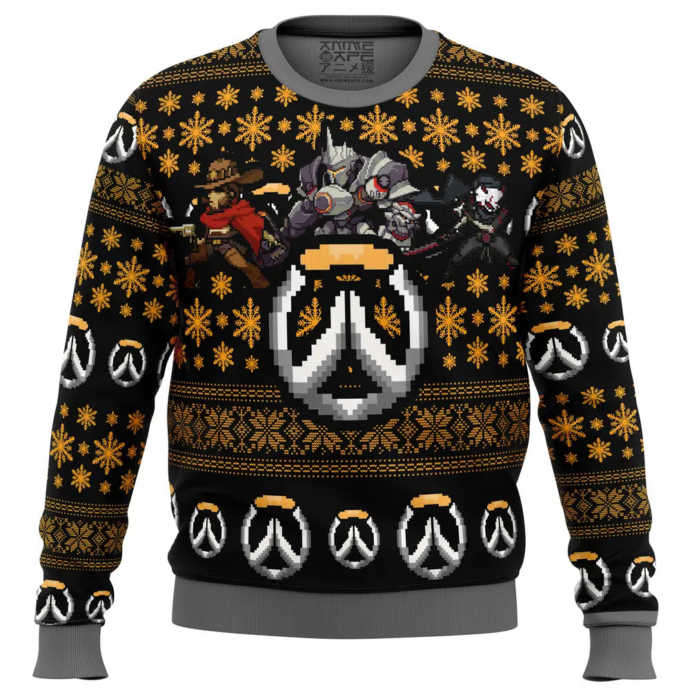 Overwatch Symbol Ugly Christmas Sweater