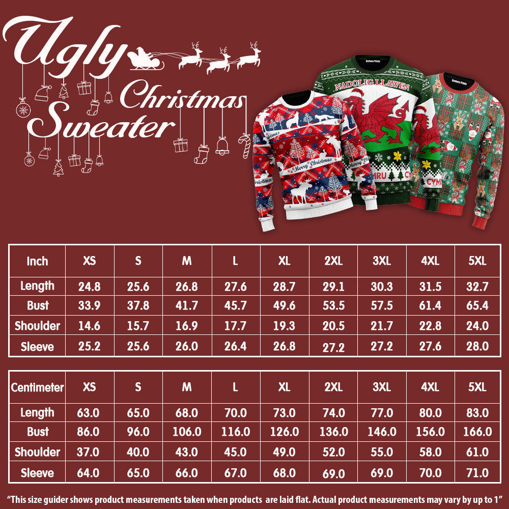 Eye Of The Tiger Ugly Christmas Sweater