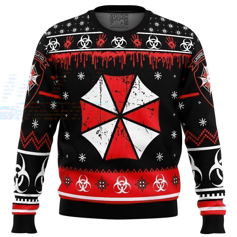 Umbrella Co. Resident Evil Ugly Christmas Sweater
