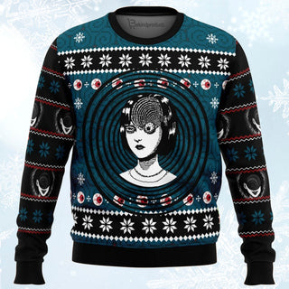 Uzumaki Junji Ito Ugly Christmas Sweater For Men & Women Christmas Gift Sweater BH125