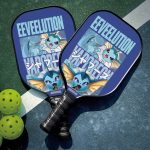 Custom Vaporeon Pokemon Pickleball Paddle