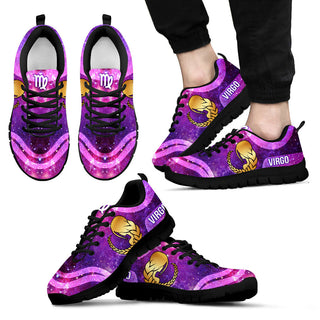 Virgo Zodiac Galaxy Cosmos Sneaker Fashion Comfortable Shoes Running Walking Lightweight Casual Shoes