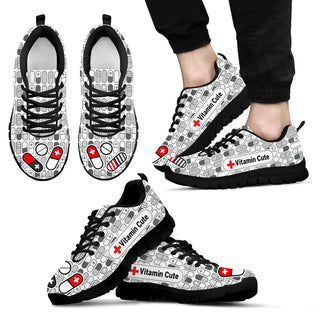 Vitamin Cute Nurse Sneakers Walking Running Lightweight Casual Shoes For Men And Women