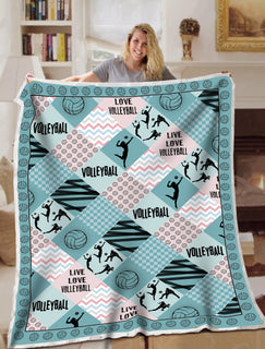 Volleyball Pattern Cross X Blanket Sofa Bed Throws Cozy Lightweight Bed Blanket Soft Suitable For All Season