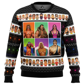 WWF Wrestling Legends Randy Savage Ugly Christmas Sweater