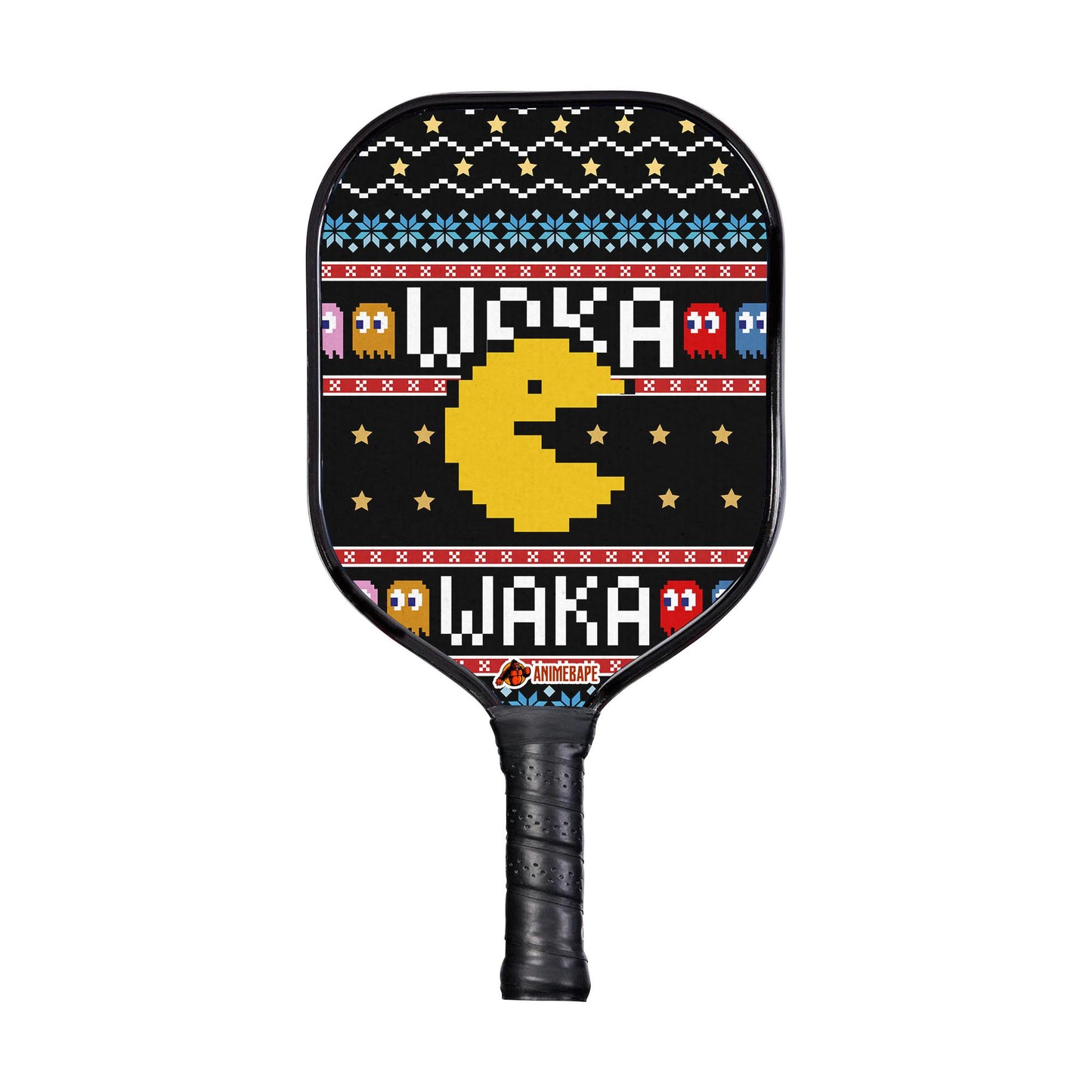 Custom Waka Waka Pac Man Pickleball Paddle