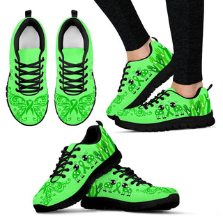 Walk For Brain Injury Shoes Awareness Kelly Green Sneaker Walking Shoes - Best Gift For Men And Women