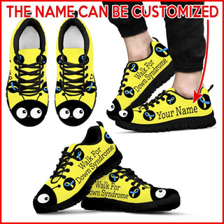 Walk For Down Syndrome Shoes Lady Bug Sneaker - Personalized Custom - Best Shoes For Men And Women