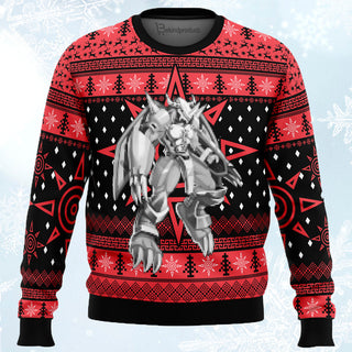 Wargreymon Digimon Ugly Christmas Sweater For Men & Women Christmas Gift Sweater PT627