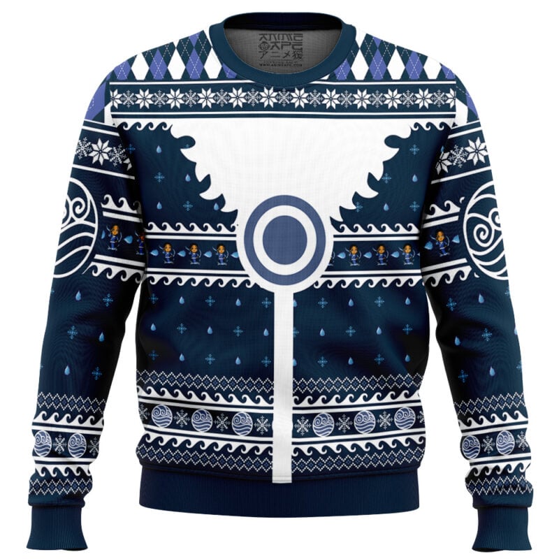 Waterbender Avatar the Last Airbender Ugly Christmas Sweater